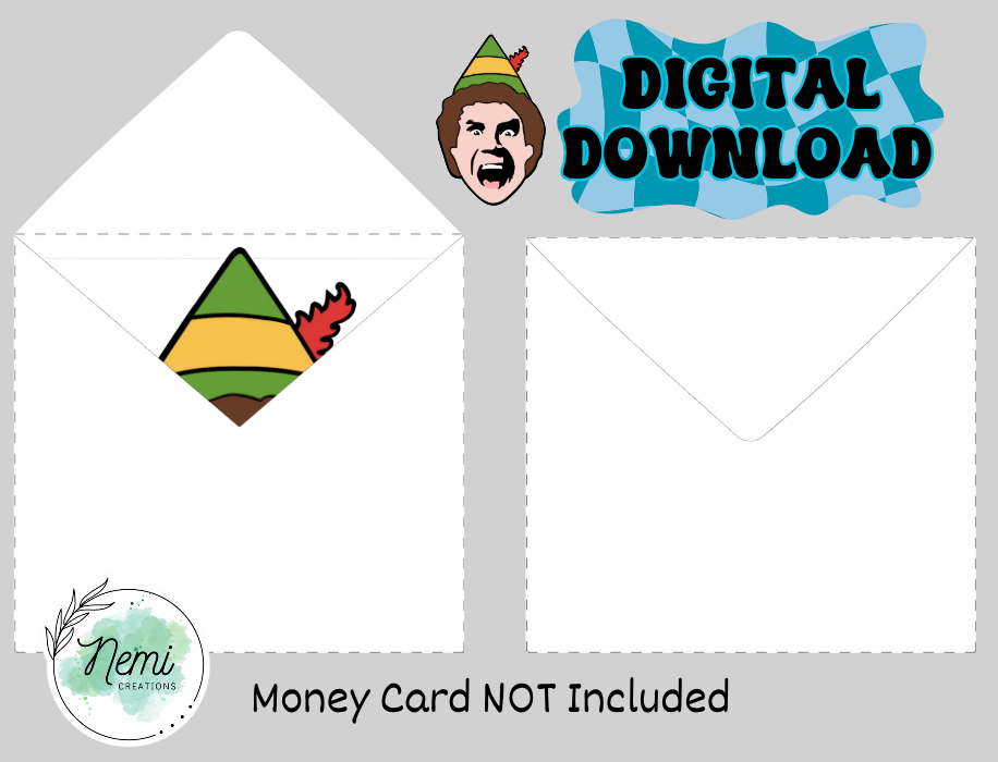 Envelope for Buddy Elf DIGITAL FILE