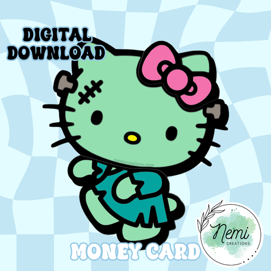 HK Frankenstein Money Card DIGITAL SVG FILES