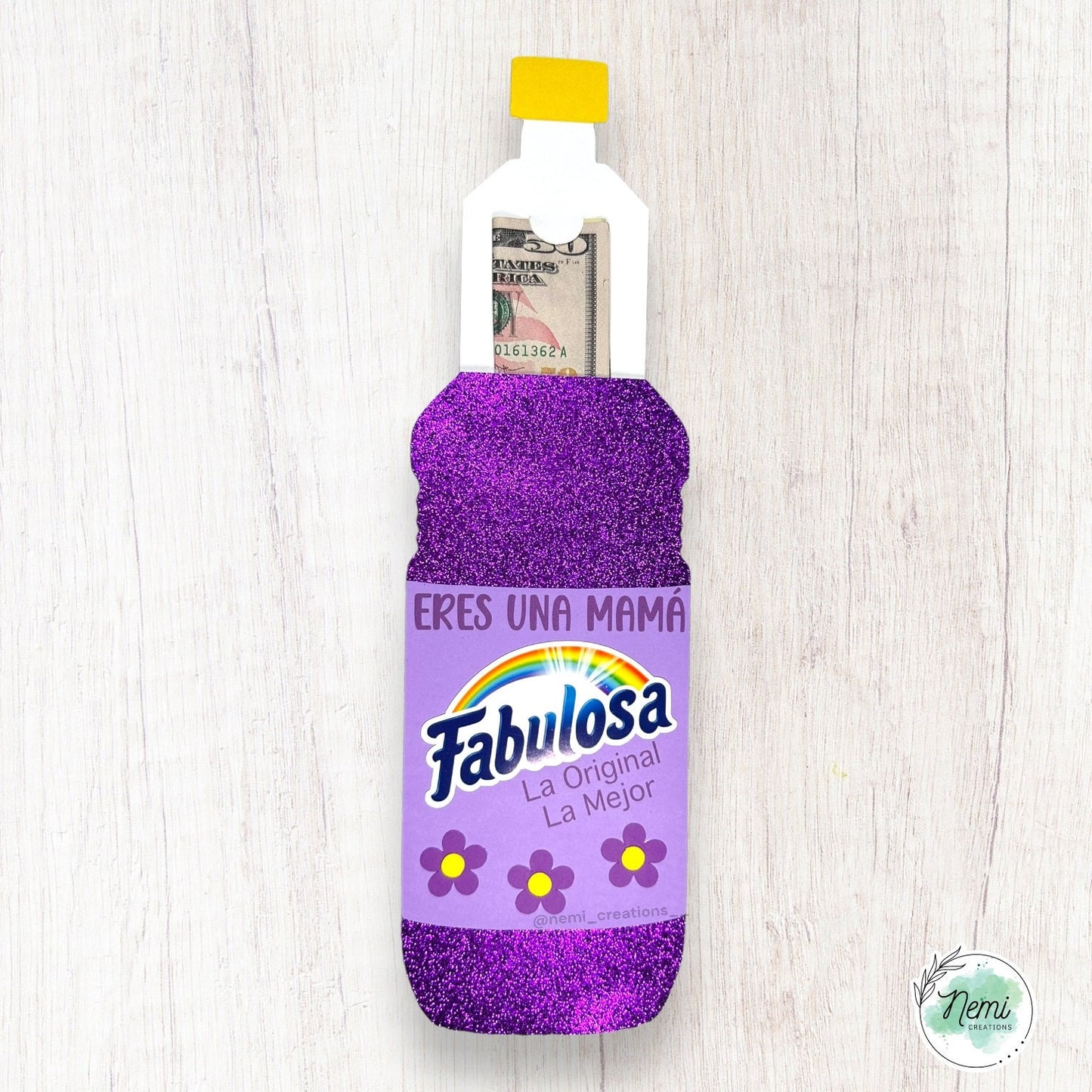 Mamá Fabulosa Money Card DIGITAL SVG FILES